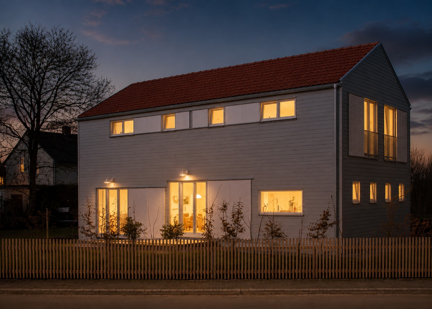 Südseite Abendlicht