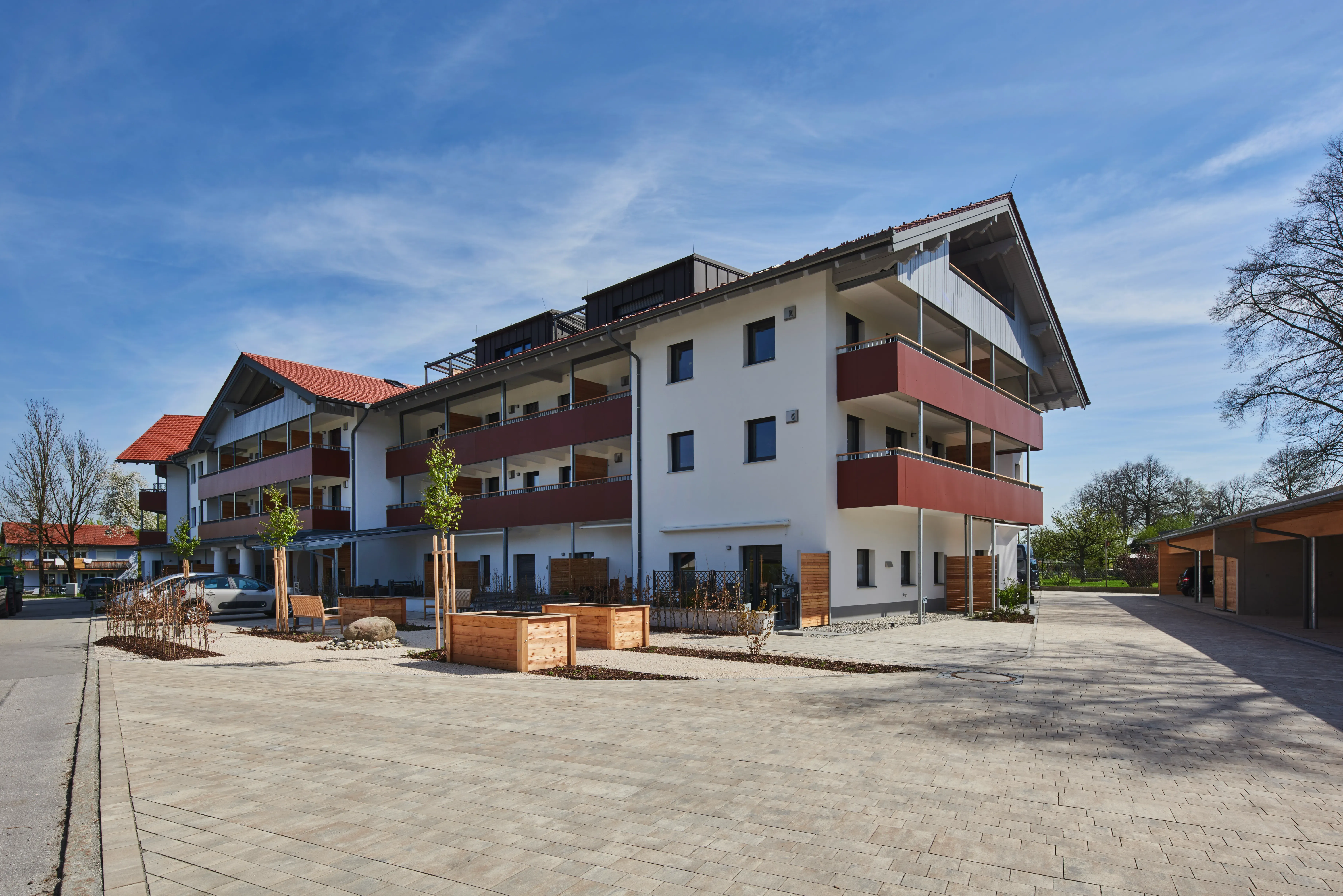 West- und Südansicht